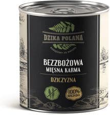 Dzika Polana Naturalna Bezzbożowa Puszka Z Dziczyzną Dla Psa 100% Dziczyzny – opakowanie karmy