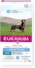 Eukanuba Daily Care Weight Control dla dorosłych psów małych i średnich ras ze skłonnością do nadwagi – opakowanie karmy