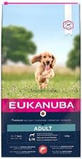 Eukanuba Dla psów dorosłych małych i średnich ras bogata w łososia i jęczmień – opakowanie karmy