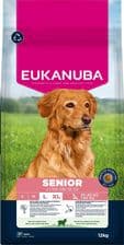 Eukanuba Sucha karma dla starszych psów ras dużych bogata w jagnięcinę i ryż 12kg – opakowanie karmy