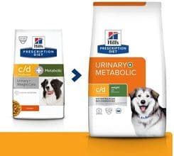 Hill'S Hills Prescription Diet Canine C/D Multicare Urinary Care+Metabolic – opakowanie karmy