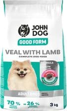 John Dog Good Form Karma Sucha Dla Psów Ras Małych Cielęcina Z Jagnięciną