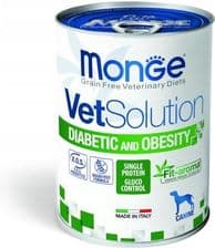 Monge Vetsolution Dog Diabetic & Obesity – opakowanie karmy