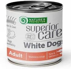 Nature'S Protection Natures Superior Care White Dogs Adult Salmon – opakowanie karmy