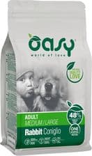 Oasy One Animal Protein Rabbit Adult M L Monoproteinowa Karma Dla Psa Z Królikiem – opakowanie karmy