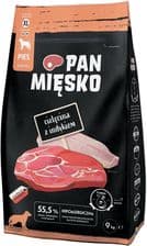 Pan Mięsko Karma Sucha Dla Dorosłych Psów Cielęcina z Indykiem Rozmiar XL
