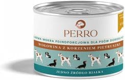 Perro Karma Mokra Wołowina Z Korzeniem Pietruszki Monobiałkowa Formuła Dla Psów Dorosłych