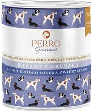 Perro Gourmet Bażant Z Gruszką Mokra Karma Monoproteinowa Pełnoporcjowa Dla Psów Dorosłych
