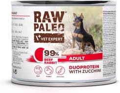 Raw Paleo Beef&Rabbit Adult Can mokra karma dla psów dorosłych duoproteina wołowina z królikiem