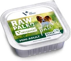 Raw Paleo Pate Mini Adult Duck Mokra Karma Dla Psów Dorosłych Kaczka – opakowanie karmy
