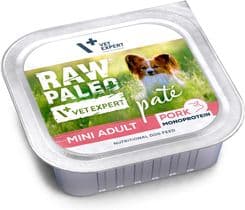 Raw Paleo Pate Mini Adult Pork Mokra Karma Dla Psów Dorosłych Wieprzowina – opakowanie karmy