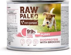 Raw Paleo Pork&Lamb Puppy Can Mokra Karma Dla Szczeniąt Duoproteina Wieprzowina Z Jagnięciną