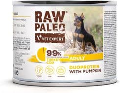 Raw Paleo Turkey&Cod Adult Can Mokra Karma Dla Psów Dorosłych Duoproteina Indyk Z Dorszem