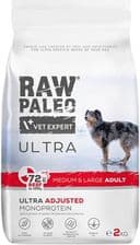RAW PALEO ULTRA BEEF ADULT MEDIUM/LARGE - sucha karma z wołowiną dla psów dorosłych ras średnich i dużych