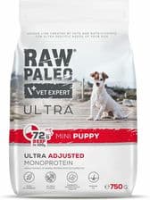 RAW PALEO ULTRA BEEF PUPPY MINI - sucha karma z wołowiną dla szczeniąt ras małych