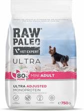 Raw Paleo Ultra Pork Adult Mini Sucha Karma Z Wieprzowiną Dla Psów Dorosłych Ras Małych
