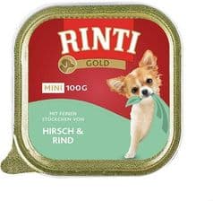 Rinti Mini Gold Szalka Z Jeleniem I Wołowiną