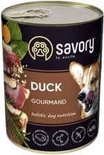 Savory Dog Adult Mono Duck Karma Mokra Monoproteinowa Dla Dorosłych Psów Wszystkich Ras Z Kaczką