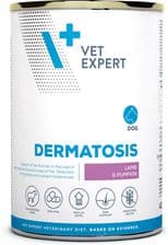 Vet Expert Dermatosis Dog Lamb&Pumpkin Mokra Karma Weterynaryjna Dla Psów – opakowanie karmy