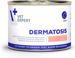 Vet Expert Dermatosis Dog Salmon & Potato Mokra Karma Weterynaryjna Dla Psów – opakowanie karmy