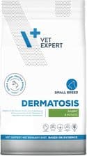 Vet Expert Dermatosis Rabbit & Potato Small Breed Sucha Karma Weterynaryjna Dla Psów Małych Ras Królik I Ziemniaki – opakowanie karmy