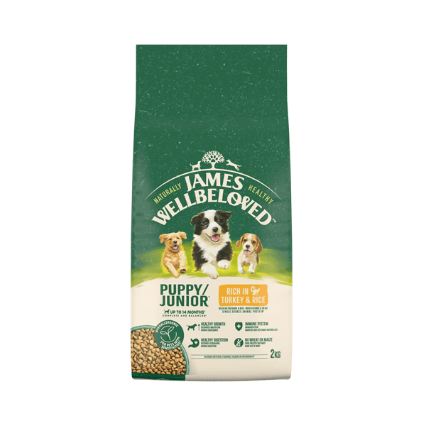 James Wellbeloved Junior Hypoallergenic bogata w indyka