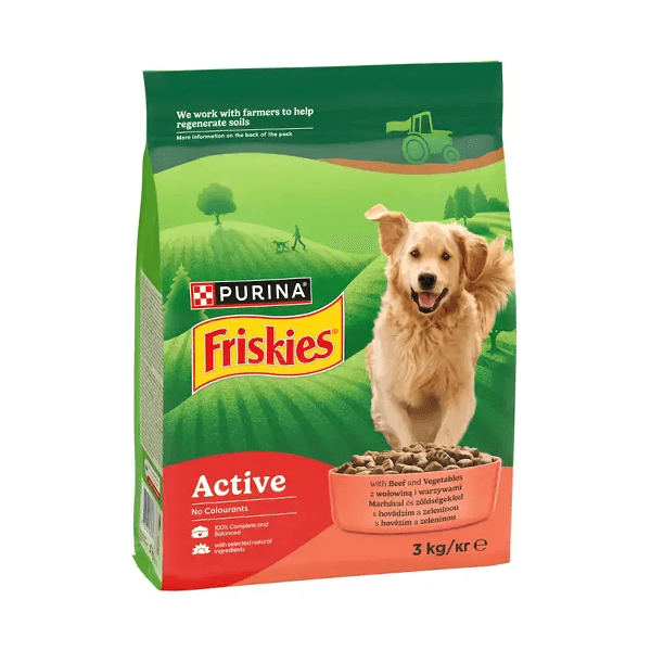 Purina Friskies Active wołowina i warzywa